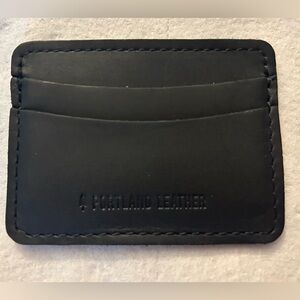 Portland Leather Black Card Holder